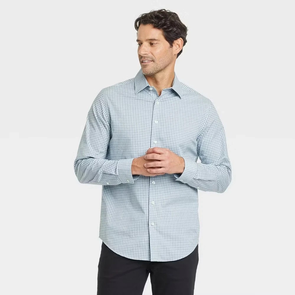 Goodfellow & Co Men's Performance Button Down Dress Shirt Long Sleeve Medium